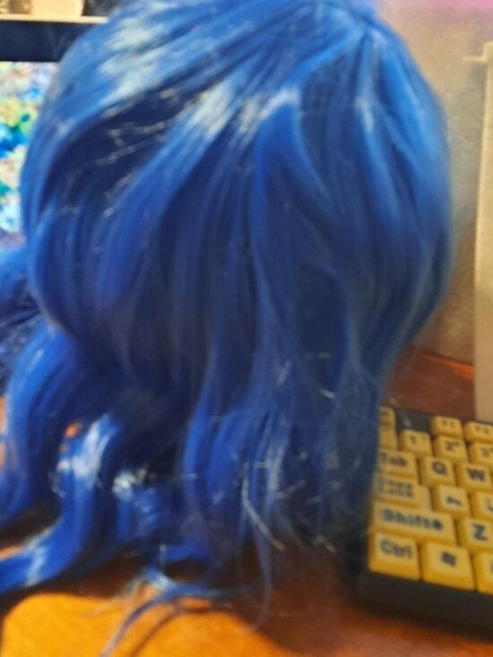 NEW BAG ! MapofBeauty 14 Inch Bob Wig Straight Blue